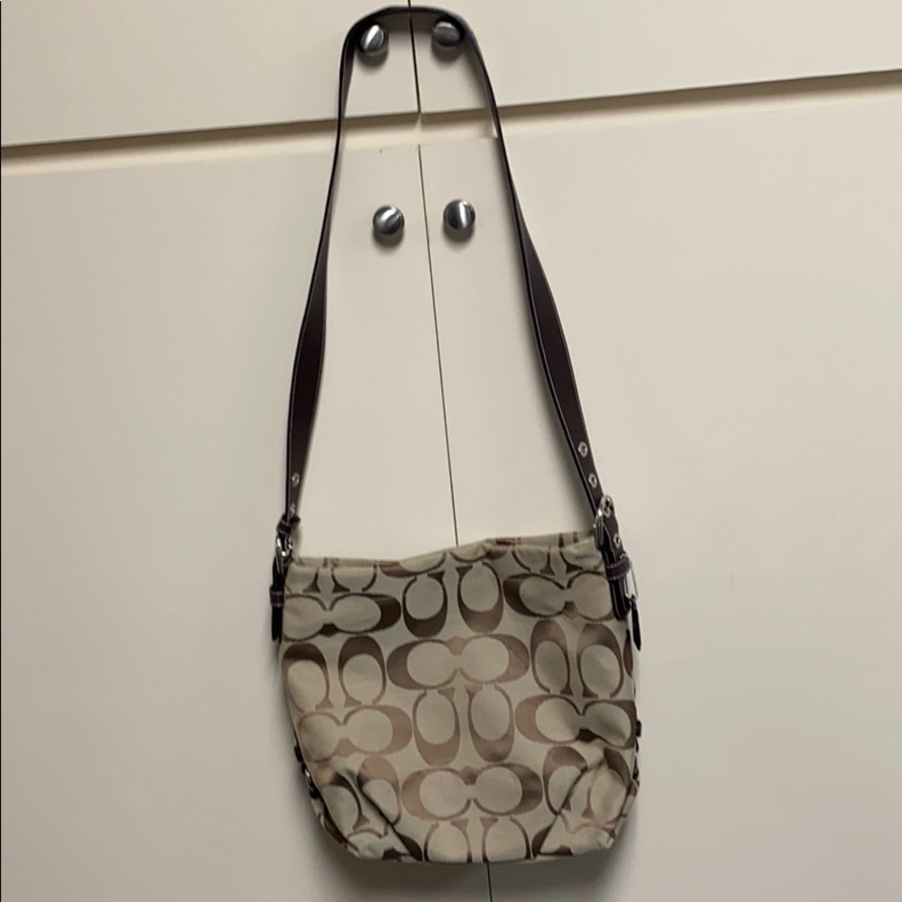 Canvas Coach Crossbody